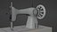 Singer Old Sewing Machine modelo 3D y textura PBR