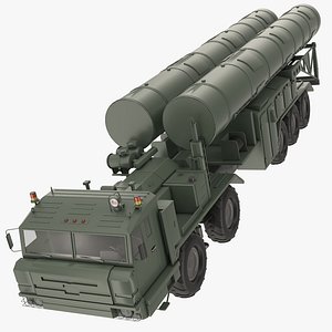 Russian S-500 Triumf Air Defense System Vehicle 3D