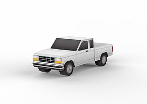 pickup car vehicle 3D