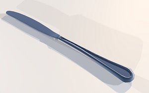 3d model knife butter