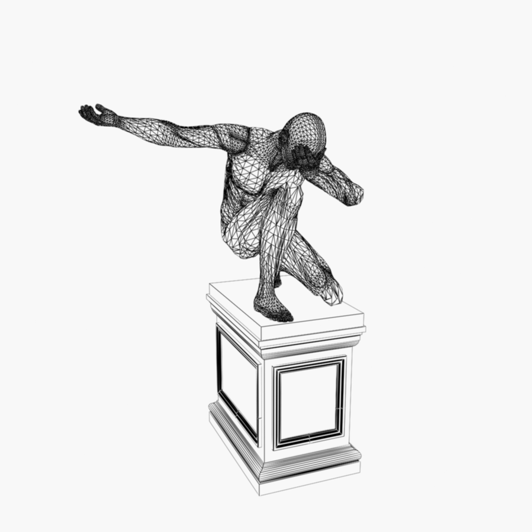 3d Human Sculpture Model