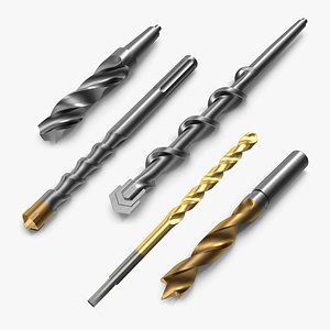 Drill Bits Collection 4 3D model