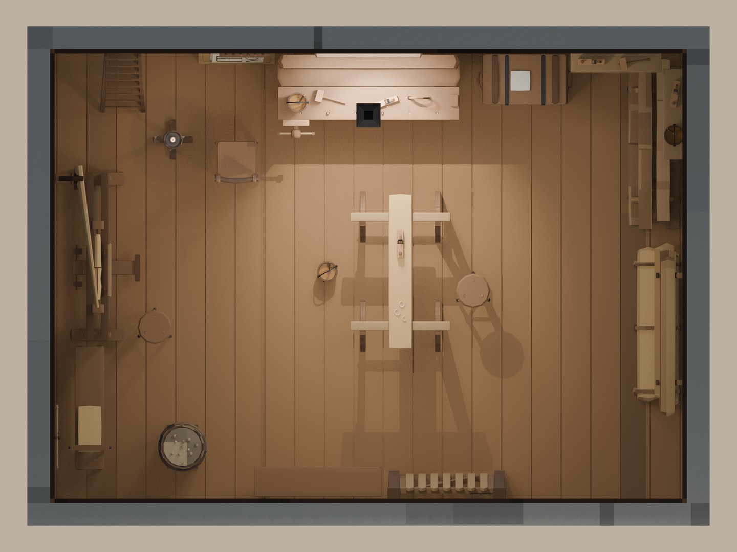 Low Poly Carpenters Workshop Interior 3D model https://p.turbosquid.com/ts-thumb/u3/whqeKf/MT/07_top_view/png/1793148128/1920x1080/fit_q87/a850f4f6d2216a906ccb63fb4a3aae5e04fb8fb5/07_top_view.jpg