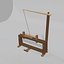Low Poly Carpenters Workshop Interior