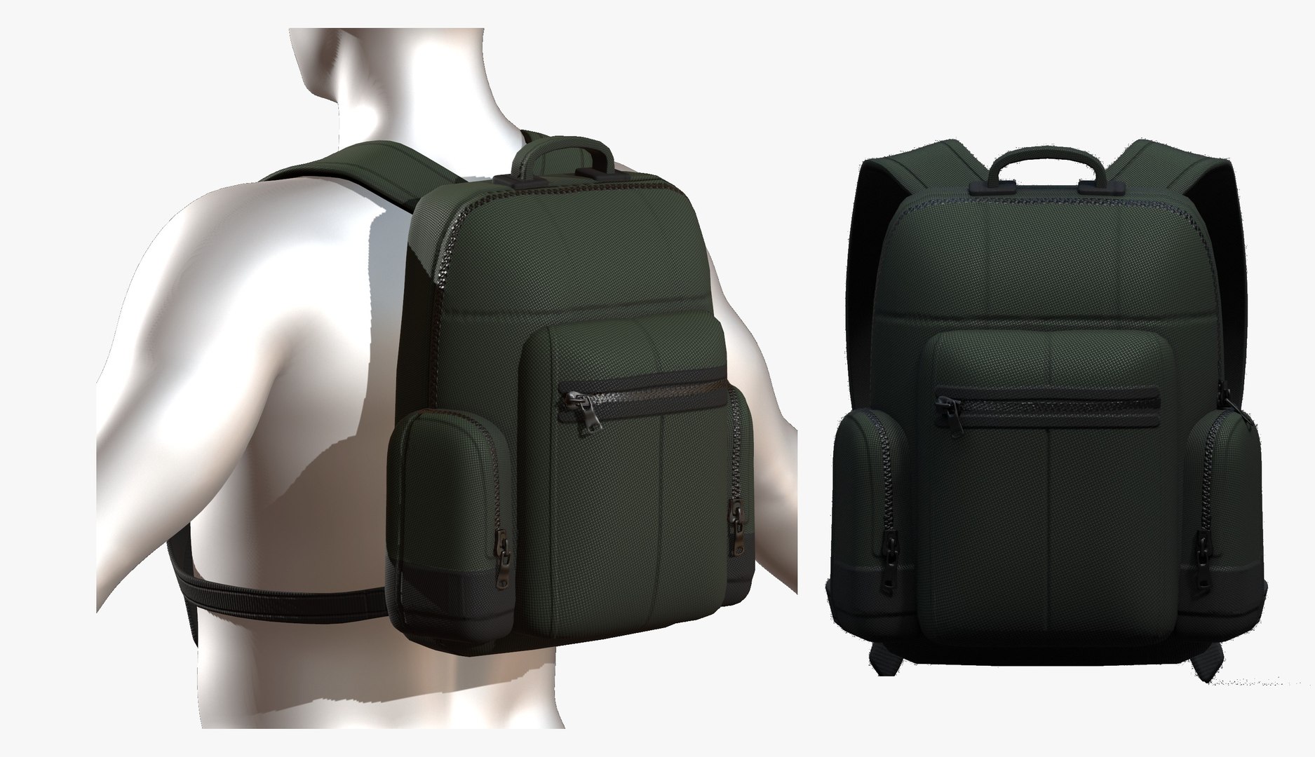 3D Model Backpack Generic Camping - TurboSquid 1609187
