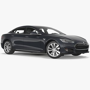Tesla Model S 60 2015 Rigged 3D Model