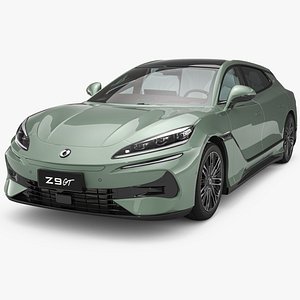 2024 BYD Denza Z9Gt With Interior 3D model