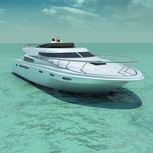 3D model sealine water