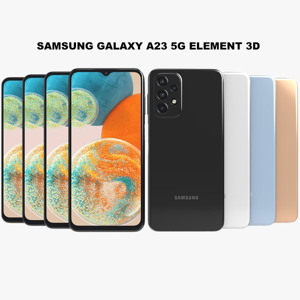 3D model Samsung Galaxy A23 5G in Element 3D All Colors