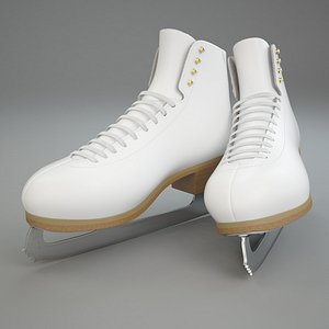 figure skate 3d max