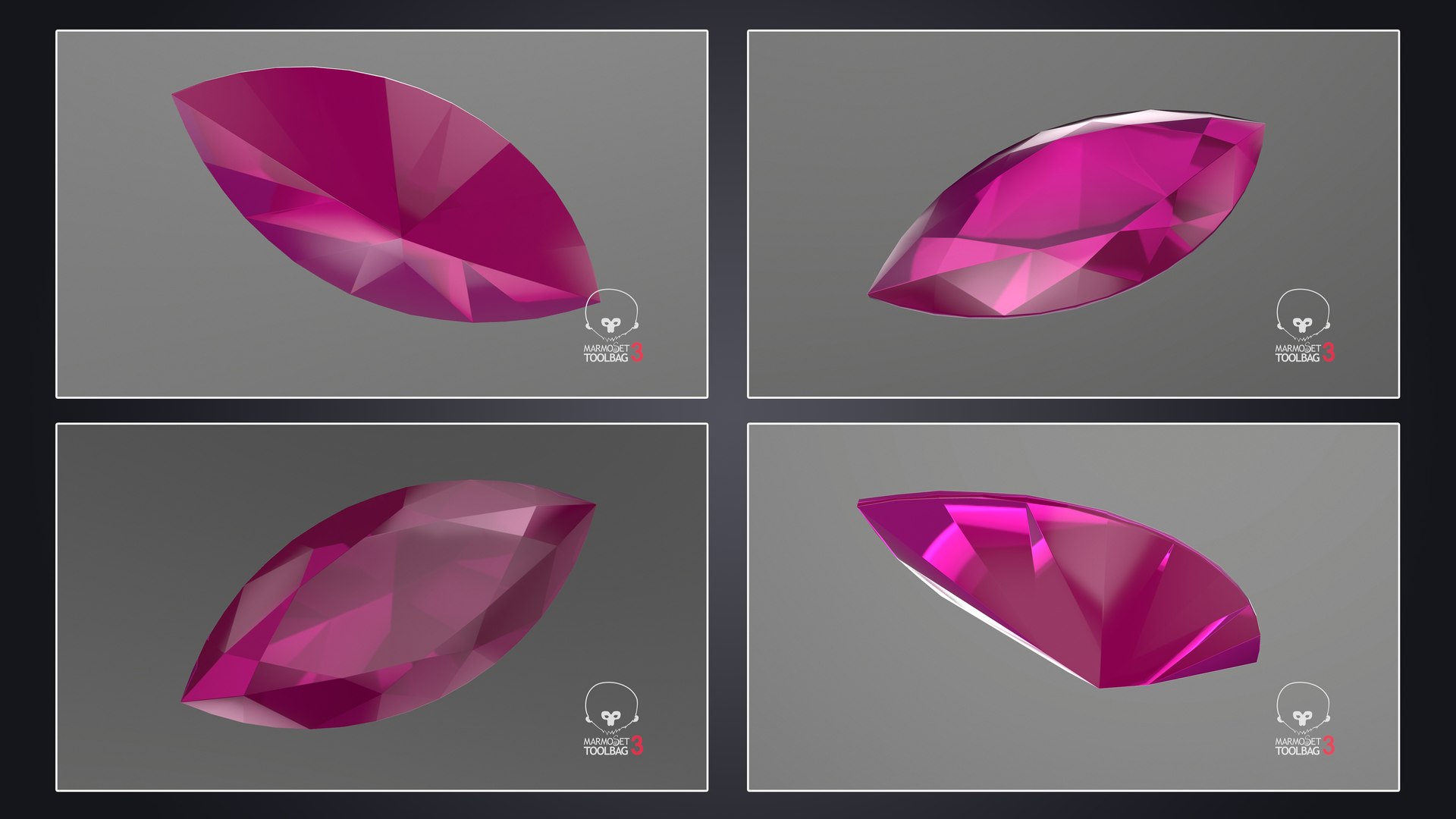 3D Pink Topaz Stone Collection model https://p.turbosquid.com/ts-thumb/u4/H3qaf7/5k/marquisecutpinktopaz_pbr/jpg/1718803634/1920x1080/fit_q87/89708f6d169d7cbb1dea0f9cf8b1a684c4ea0694/marquisecutpinktopaz_pbr.jpg