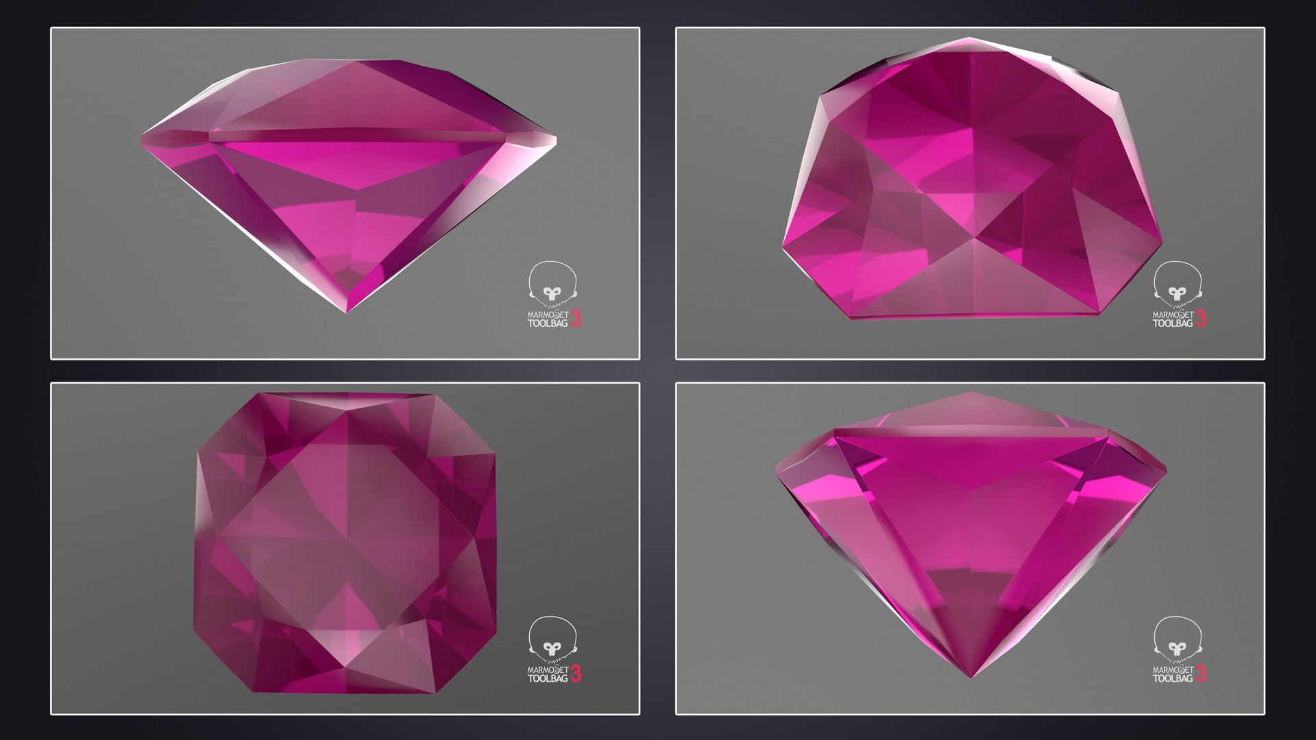 3D Pink Topaz Stone Collection model https://p.turbosquid.com/ts-thumb/u4/H3qaf7/qJ/asschercutpinktopaz_pbr/jpg/1718797183/1920x1080/fit_q87/8ccc50c3818851654424d634242087e78bc1d14b/asschercutpinktopaz_pbr.jpg