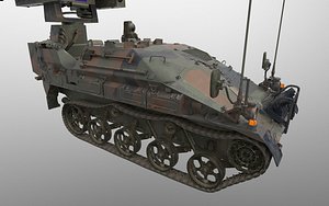 3D Ozelot Air Defense System model