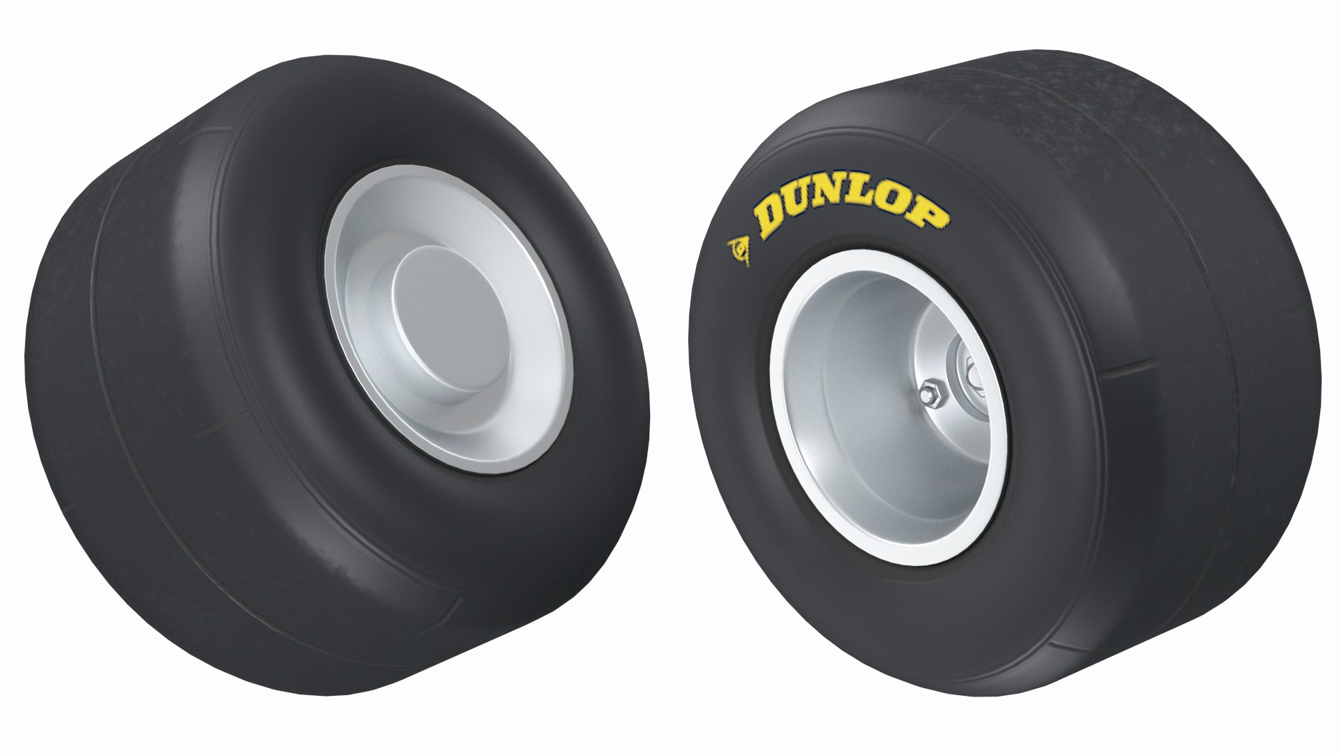 3D Model Dunlop Kart Slick Tyre - TurboSquid 1884865