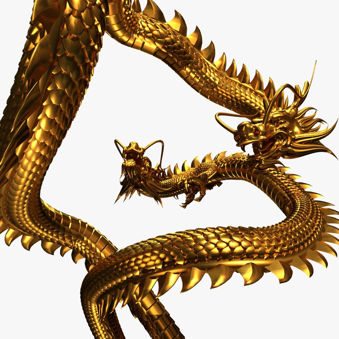 Chinese Dragon Obj