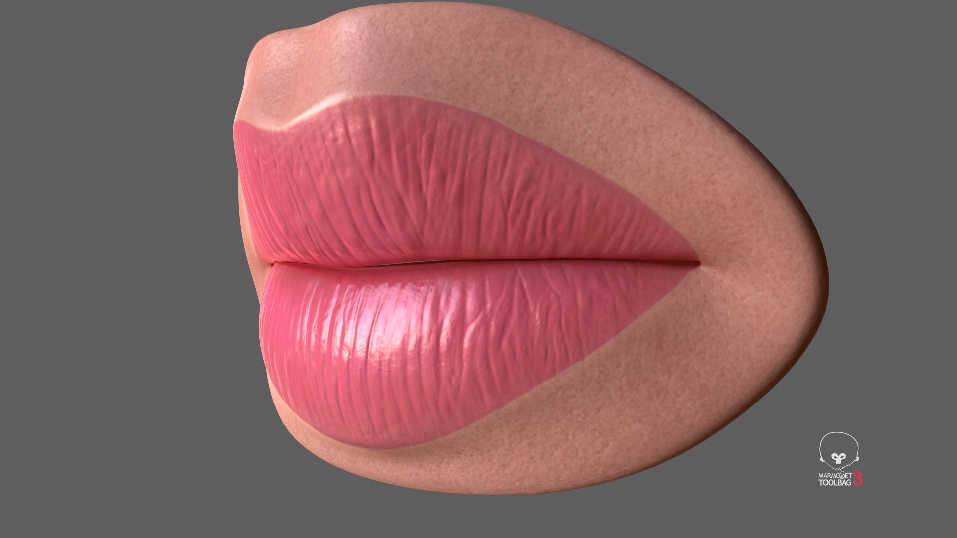 Woman Lips Pink V01 Model - TurboSquid 2380028