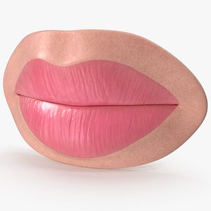 Woman Lips Pink V01 model