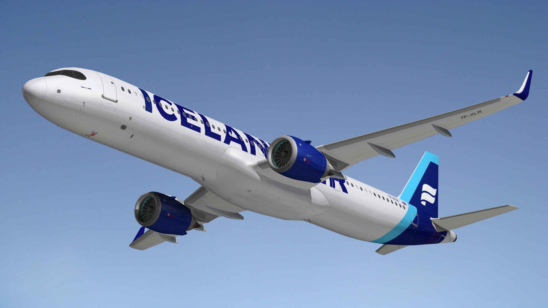 3D A321Neo XLR Icelandair Model - TurboSquid 2107243