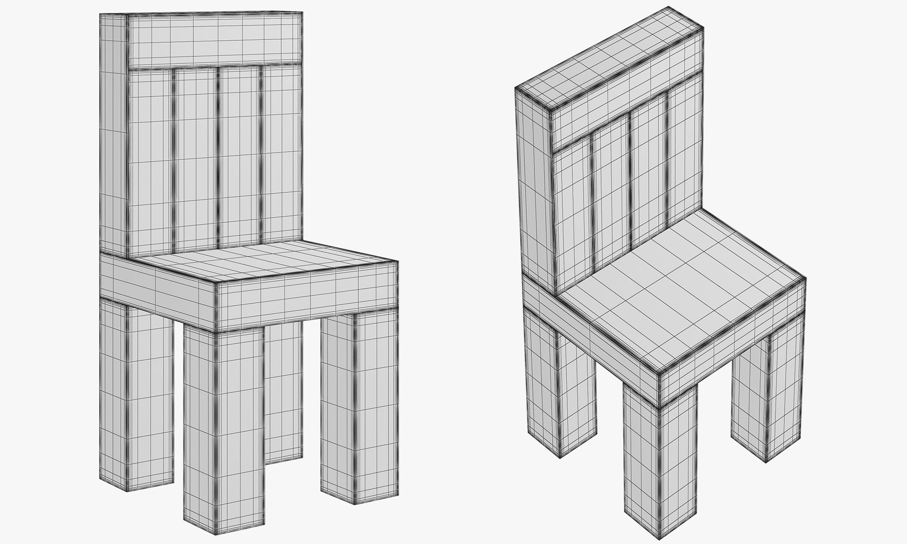 3D Exploded Chair Joyce Lin Model TurboSquid 1624045
