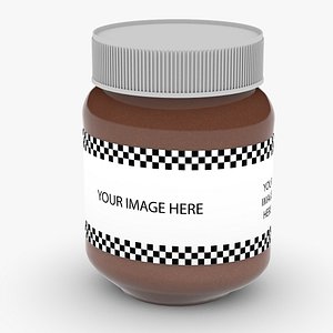 Choco Jar Customizable 3D model