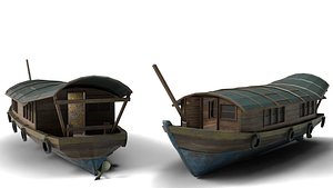 Handcrafted Wooden Boat 2 Premium Design
