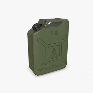 Fuel Can Low-poly PBR
