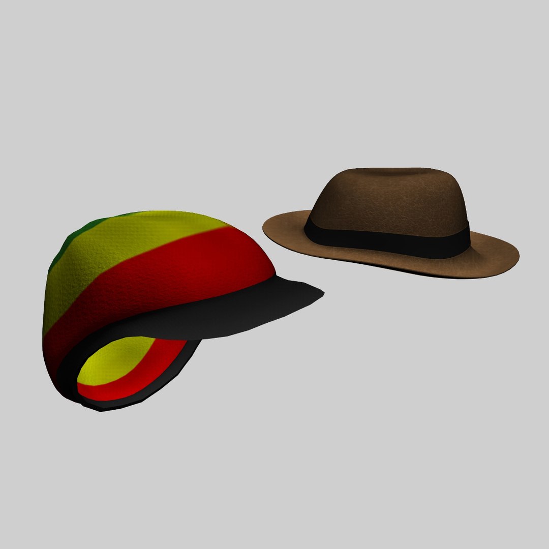 rastafarian hats 3d max