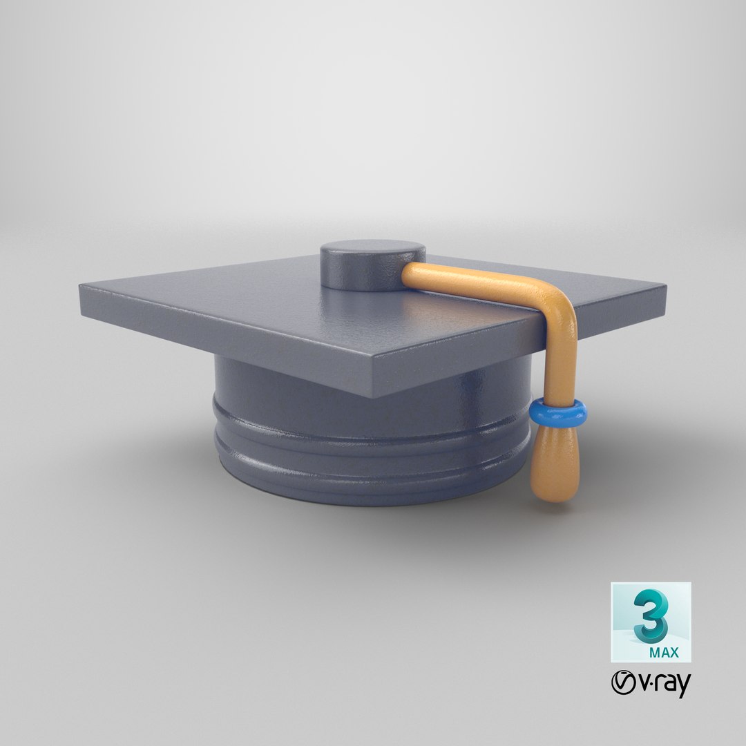 3D Graduation Cap model https://p.turbosquid.com/ts-thumb/u4/mWBxeL/k9/stemcell_max_vray_render/png/1750094487/1920x1080/fit_q87/689e3729d31f86ea9194cf492e307127e11b8fc5/stemcell_max_vray_render.jpg