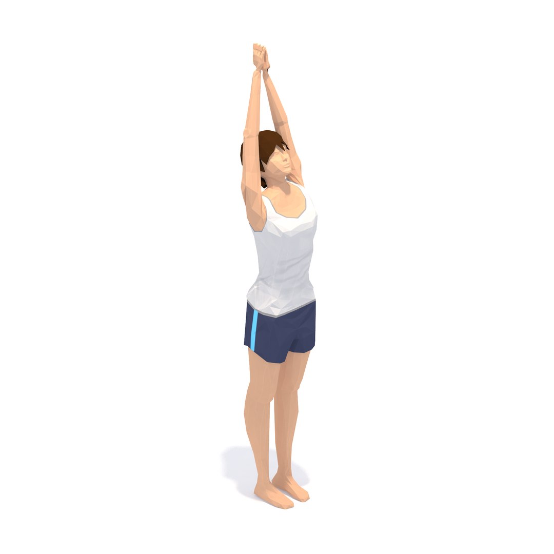 Tummee.com - Learn and teach your students about Raised Arms Pose at  https://www.tummee.com/yoga-poses/raised-arms-pose Level | Beginner  Position | Standing Type | Back-Bend, Stretch Raised Arms Pose is  considered a base pose as