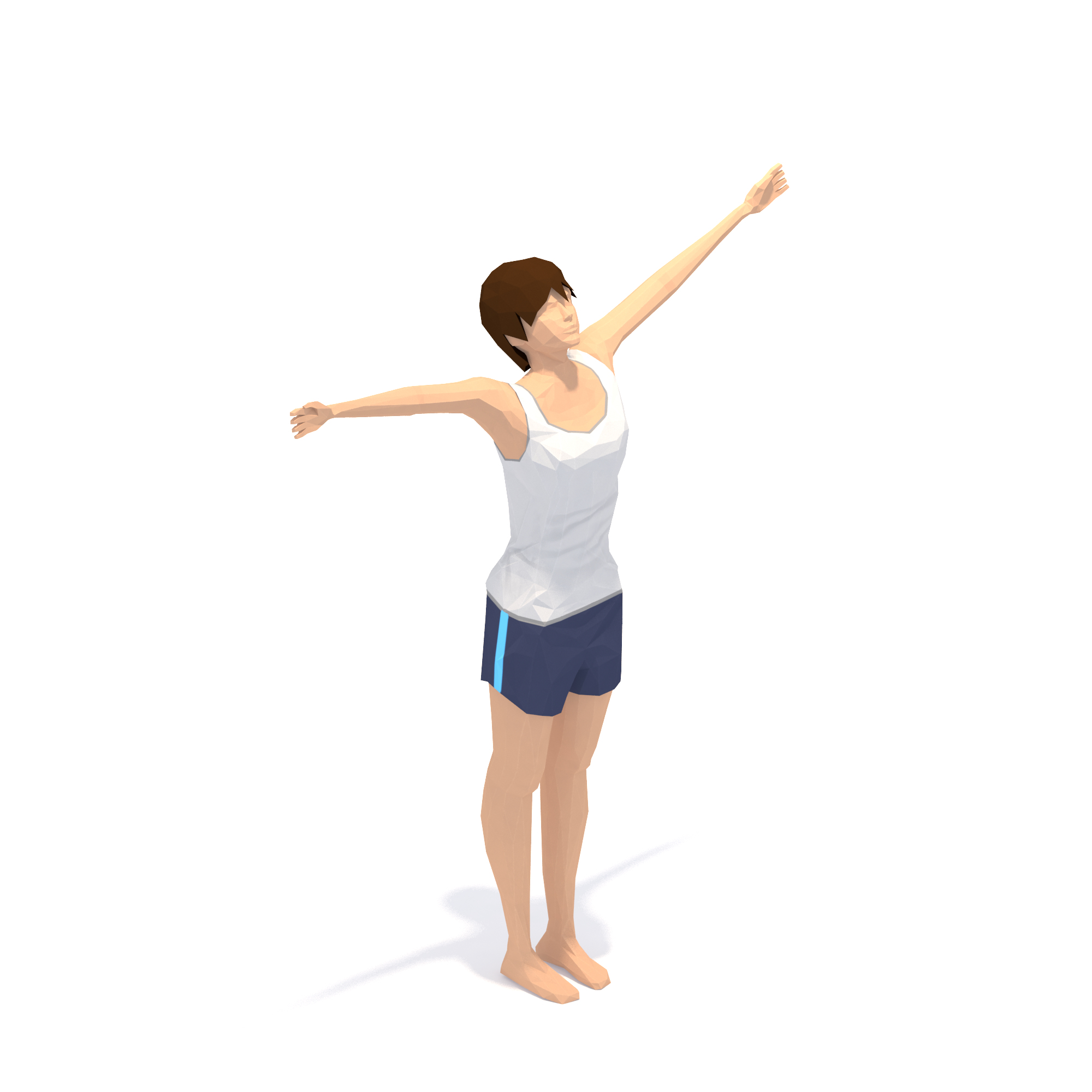 Animations exercise yoga woman 3D model - TurboSquid 1707791