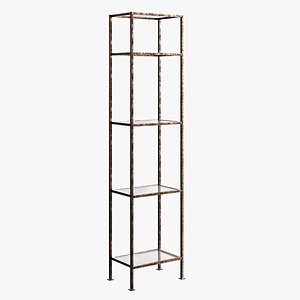 3D realistic buchanan bookcase