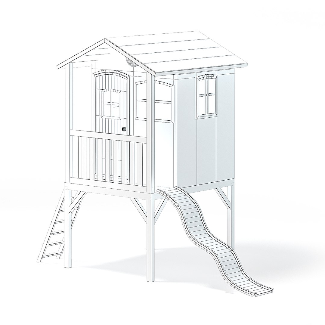 3D Children House Slide - TurboSquid 1243362