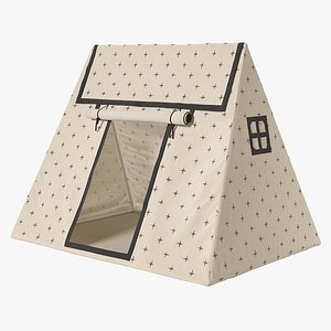 Crate and Barrel Ikat Kids Canvas Playhouse 3D model
