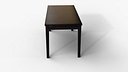 Modern Wooden Dining Table 3D Model- High Quality Furniture Asset for Rendering  Game Design
