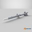 Missile guidé par radar AIM-7 Sparrow blanc
