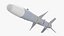 Missile guidé par radar AIM-7 Sparrow blanc