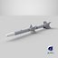 Missile guidé par radar AIM-7 Sparrow blanc