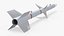 Missile guidé par radar AIM-7 Sparrow blanc