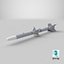 Missile guidé par radar AIM-7 Sparrow blanc