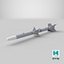 Missile guidé par radar AIM-7 Sparrow blanc