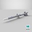 Missile guidé par radar AIM-7 Sparrow blanc