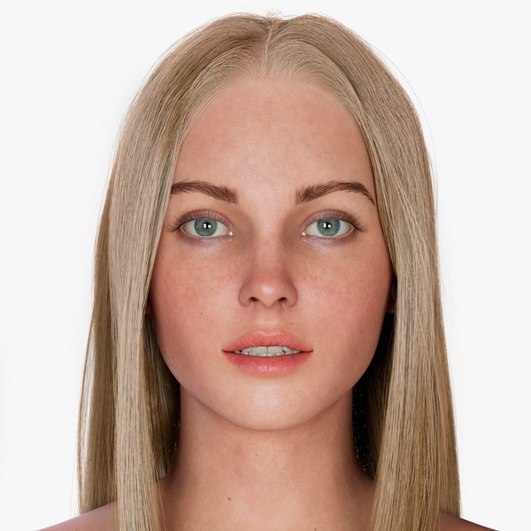 3D woman jean model