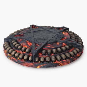 Ritual Summoning Disk Lava Stone