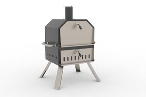 Outdoor Pizza Oven with Flame