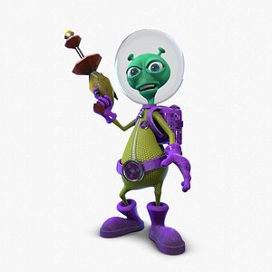 3D Cartoon Alien