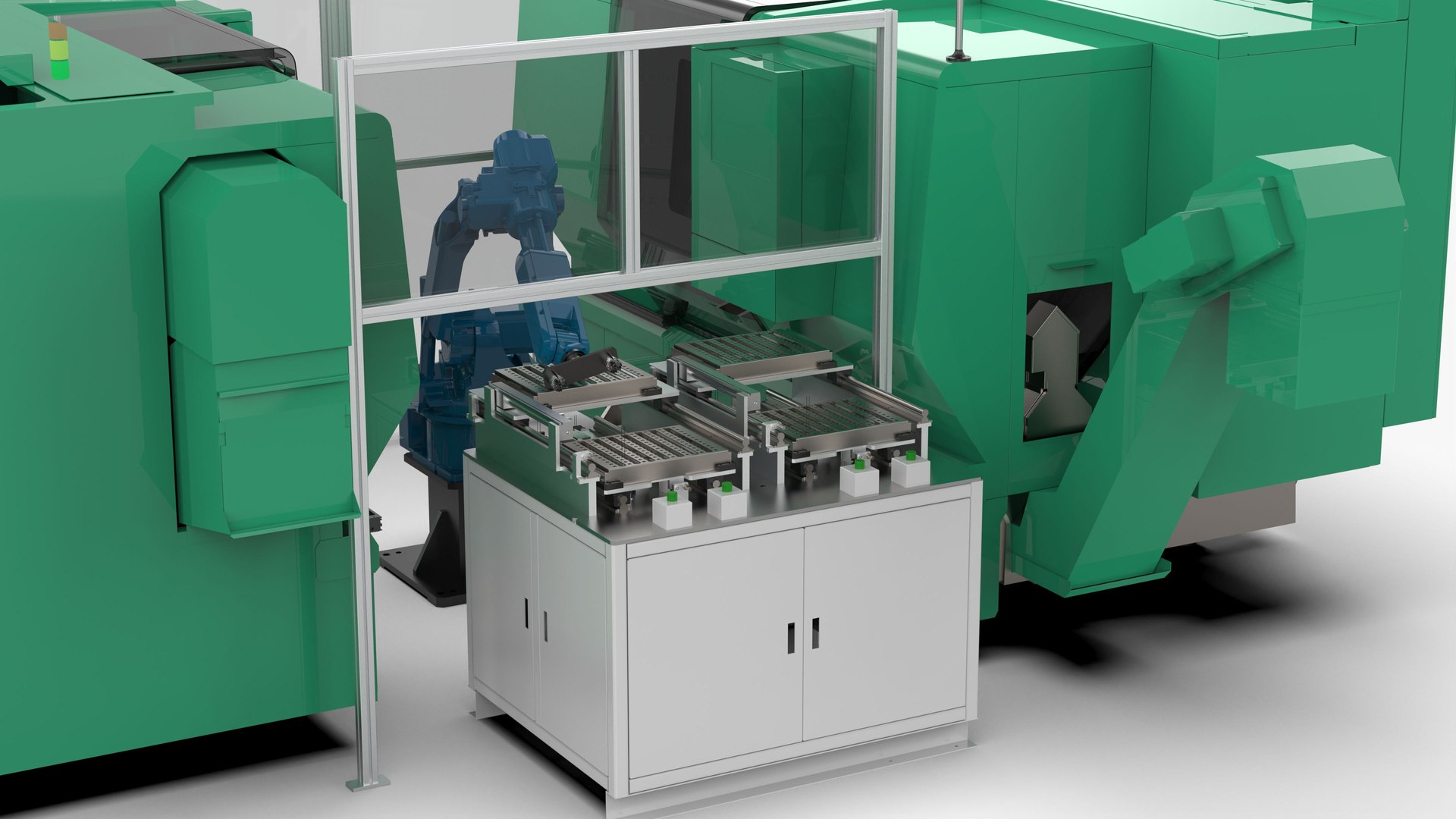 Automatic Double Station Lathe Loading And Unloading Machine Model ...