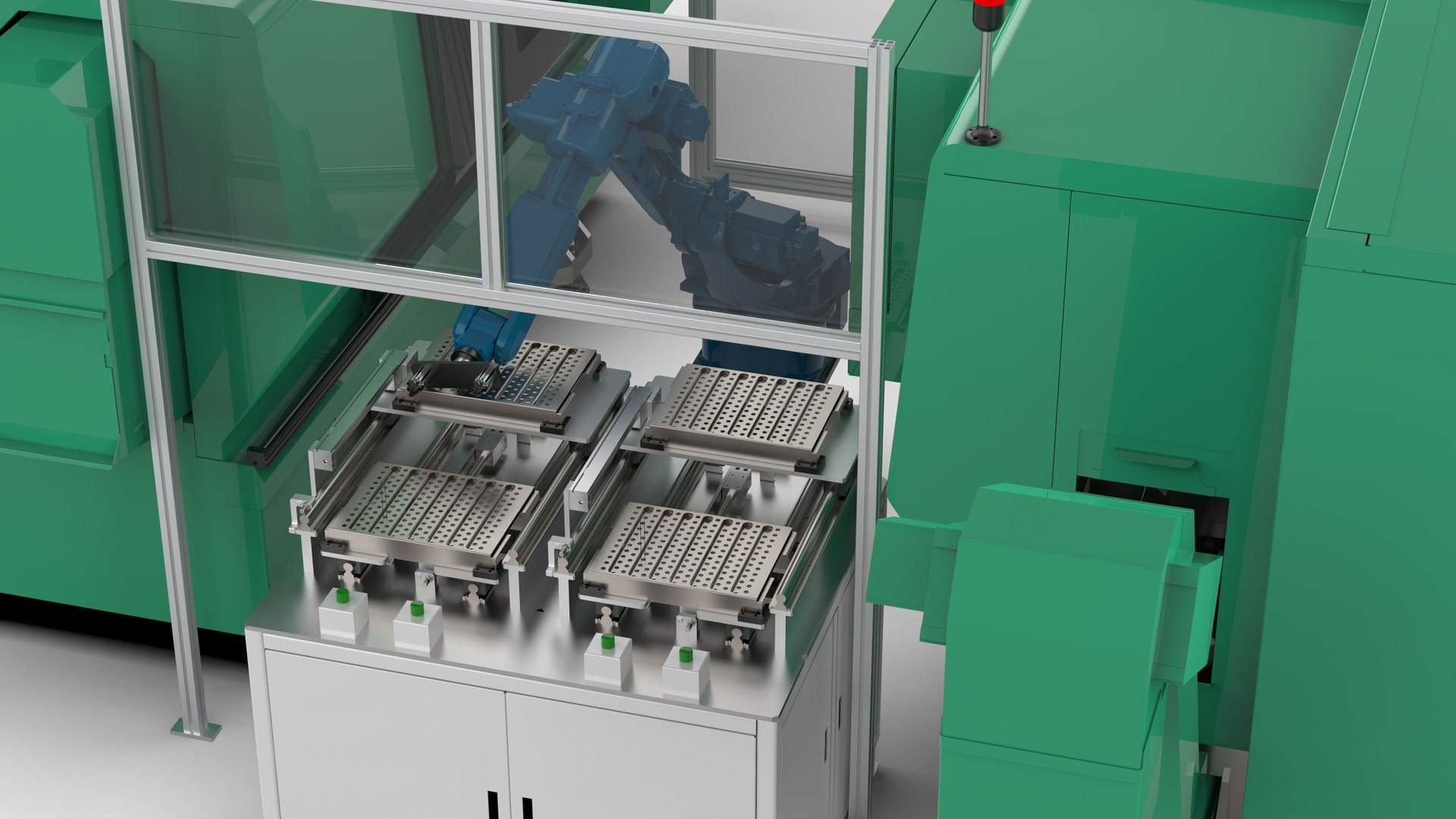 Automatic Double Station Lathe Loading And Unloading Machine Model ...