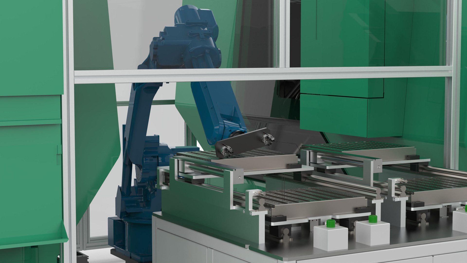 Automatic Double Station Lathe Loading And Unloading Machine Model ...