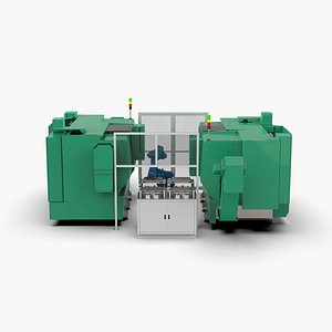 Automatic Double Station Lathe Loading and Unloading Machine