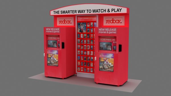 modelo 3d Máquina expendedora Redbox - TurboSquid 1764232